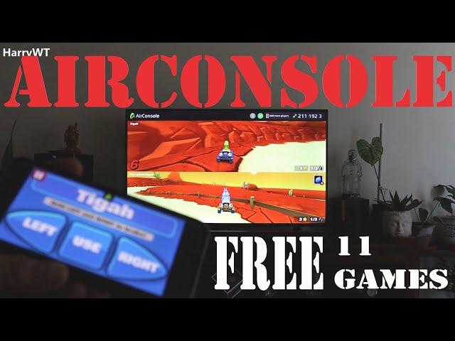 Your PHONE Becomes A GAMEPAD Using This App - AirConsole App Review + Setup + Gameplay