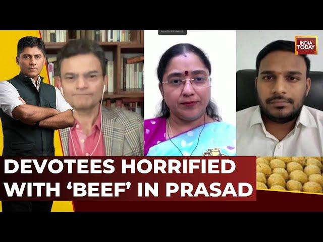 India First Debate: Beef In Prasad, Hindu Temples Duping Devotees? | Gaurav Sawant | India Today