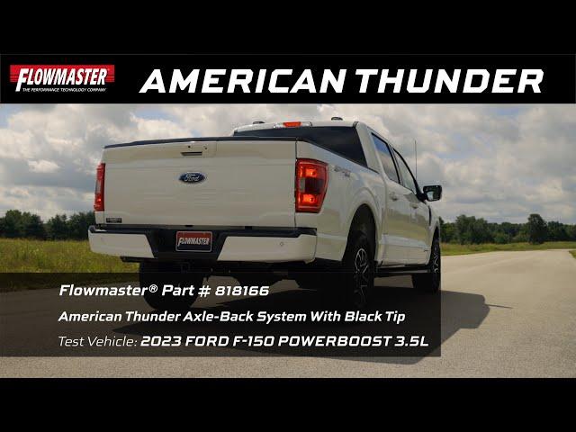 American Thunder Cat-Back Exhaust For 2021-2024 Ford F-150 3.5L Powerboost (818166)