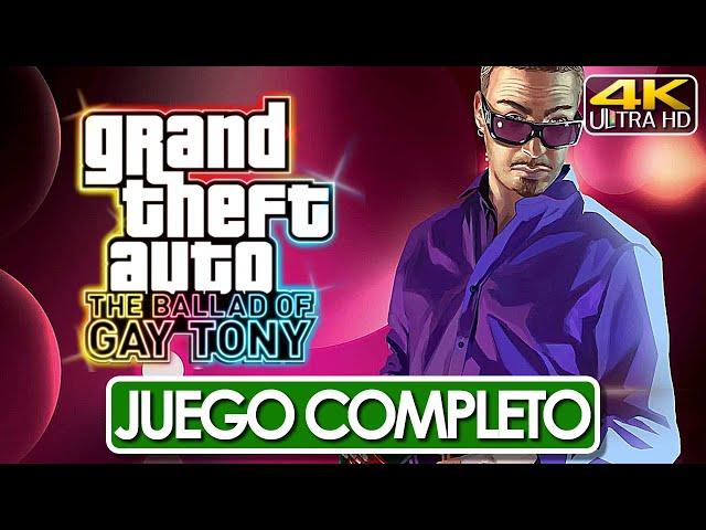 Grand Theft Auto 4 The Ballad of Gay Tony Juego Completo Español Campaña Completa (4K 60FPS)