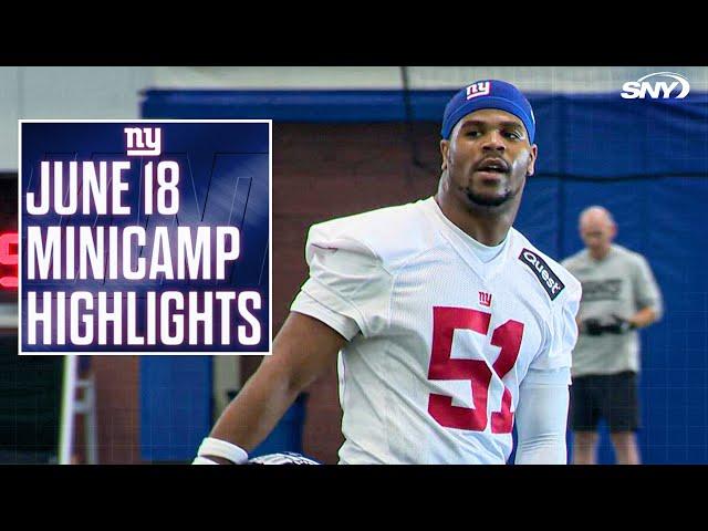 Giants Minicamp Highlights | Jaxson Dart, Russell Wilson, Abdul Carter | 6/18/25