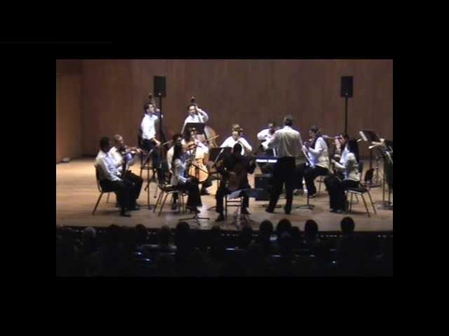 Javier Mauricio Cruz plays Luis Antonio Escobar Concierto para guitarra y orquesta de cuerdas