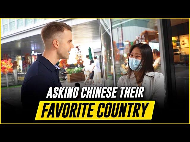 A White Guy Asks Chinese Their Favorite Country (Sensitive Topic)