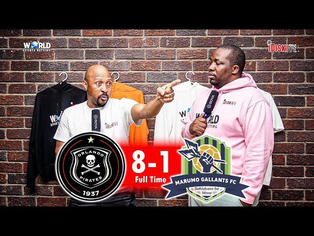 Give MABASA A Chance  | Orlando Pirates 8-1 Marumo Gallants | Tso Vilakazi