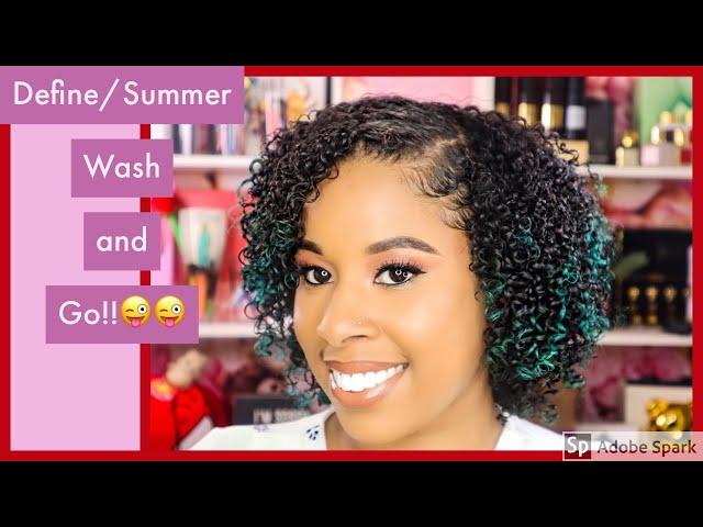 Super Define Summer Wash And Go on Fine Hair!