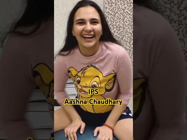 #aashna Chaudhary #ias #trending #love #shorts