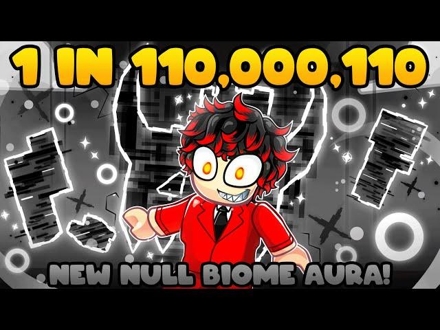 THE 1 IN 110,000,110 NULL BIOME AURA.. FINALLY! | Sol's RNG