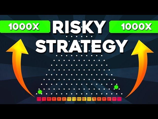 ALMOST 1000X ON STAKE PLINKO!? - plinko strategy on stake originals