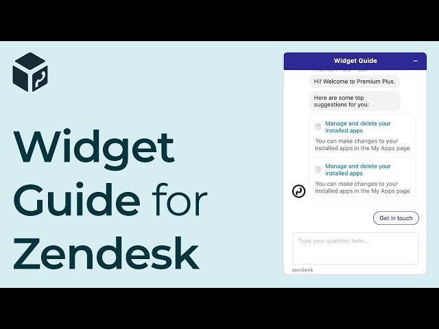 widget.guide - A Zendesk Widget Configurator