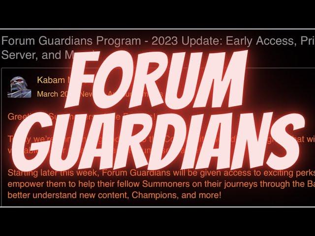 THIS IS KABAMS SOLUTION TO MAKE THE FORUMS LESS TOXIC