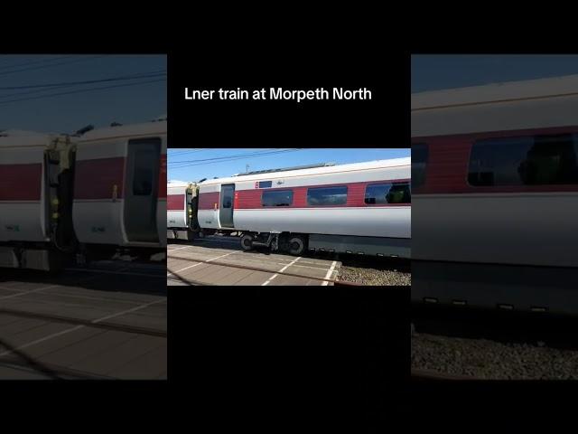 Swift and Serene: LNER Express Through Morpeth North ️