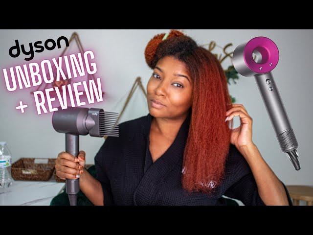 $400 For Whet?! Dyson Supersonic Unboxing + First Impressions Review | Natural Hair Type 4 Curls