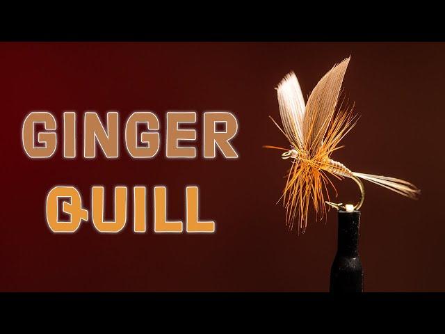Ginger Quill Dry Fly | A Traditional Trout Fly Pattern | Fly Tying Tutorial