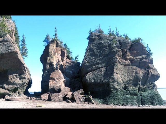 Famous Hopewell Rocks topple down in sudden landscape change