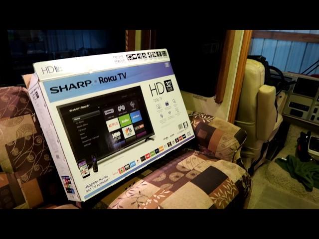 RV TV ANALOG TO FLAT SCREEN REPLACEMENT