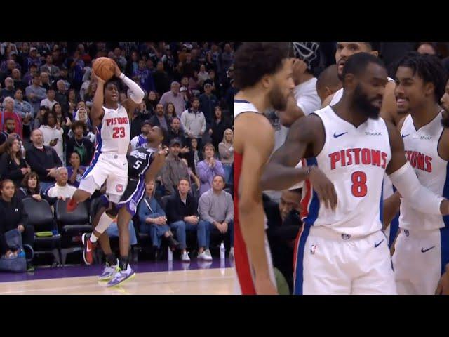 Jaden Ivey hits INSANE 4-point play GAME WINNER vs Kings 