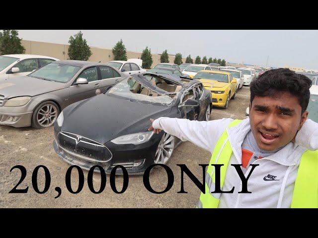 BUYING A CRASHED TESLA IN DUBAI