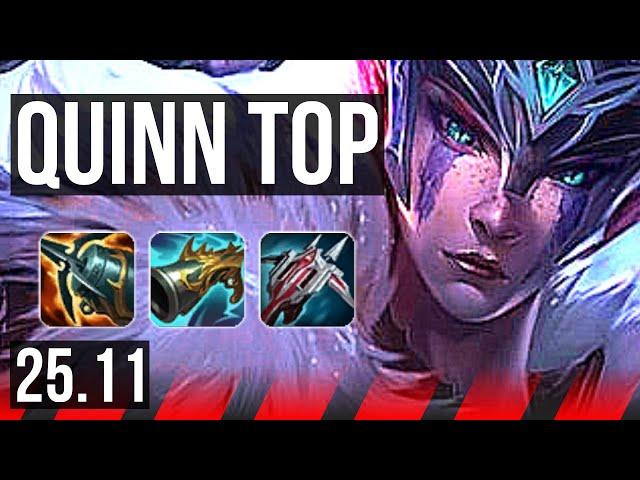 QUINN vs SION (TOP) | Comeback, Rank 7 Quinn, Legendary, 1600+ games | EUW Grandmaster | 25.11