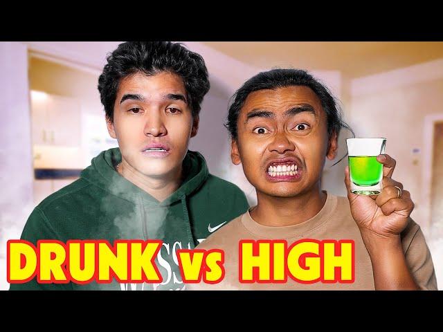 Which is Worse: High or Drunk?