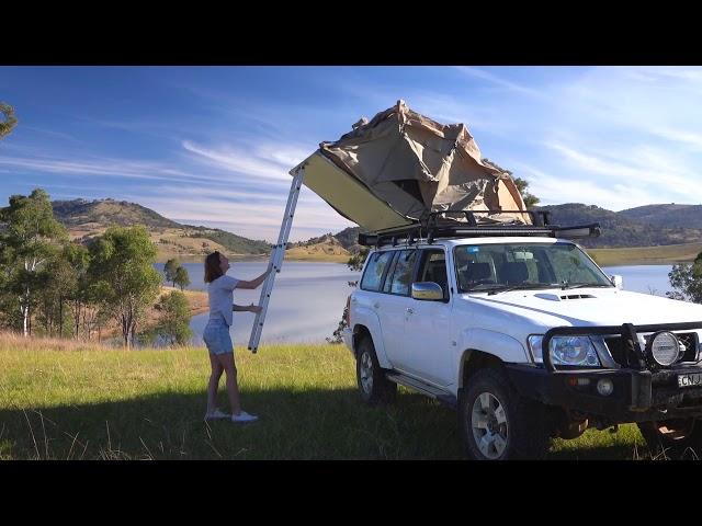 Adventure Kings Roof Top Tent Set Up