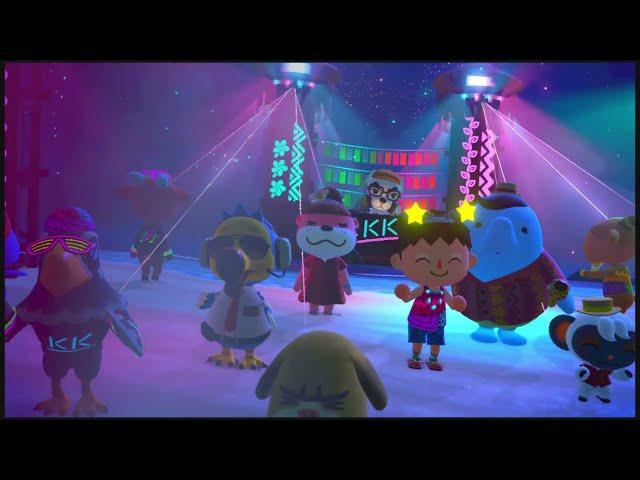 Animal Crossing New Horizons Happy Home Paradise: Music Festival K.K Slider/ DJ K.K Concert (Night)