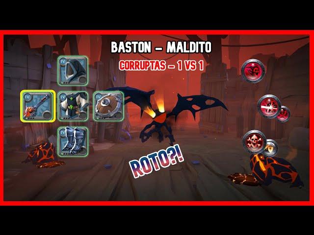 ️ Baston Maldito En Corruptas | PVP | Albion Online | OP?