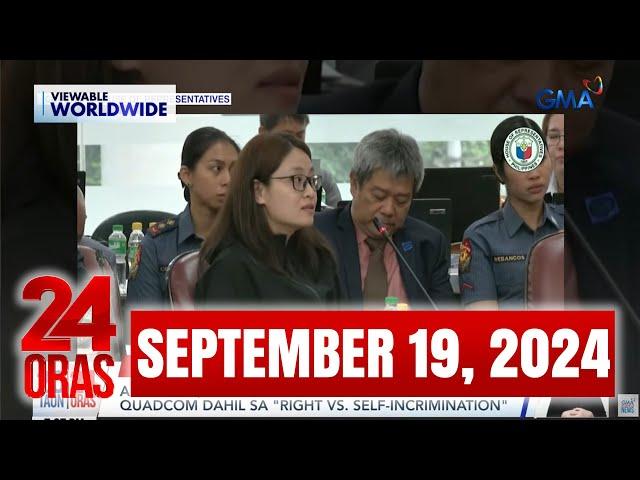 24 Oras Express: September 19, 2024 [HD]