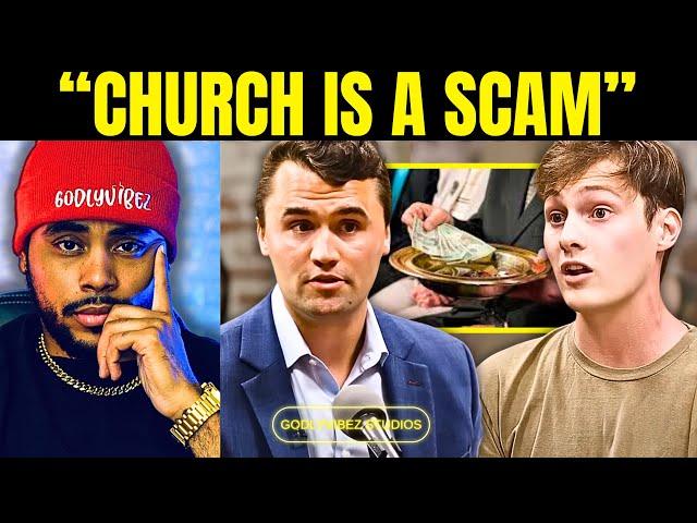 Charlie Kirk debates with a college kid on Church, God and  College