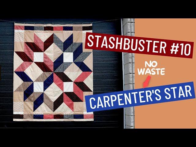   BEGINNER QUILT PATTERN - STASHBUSTER #10 - FAT QUARTER FRIENDLY