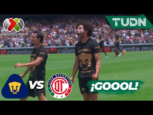 ¡Que GOLAZO, Chino! Huerta se lució en CU | Pumas 2-1 Toluca | CL2023 Liga Mx - J15 | TUDN