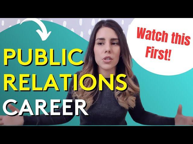 PUBLIC RELATIONS MANAGER CAREER | What to Know Before Choosing this Career!!