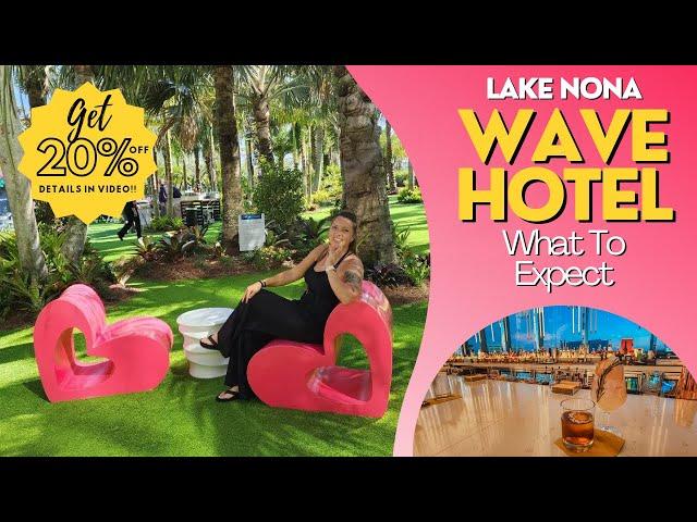 Lake Nona Wave Hotel: Orlando's Newest & Hottest Hotel | Full Room & Hotel Tour | Must-Know Details