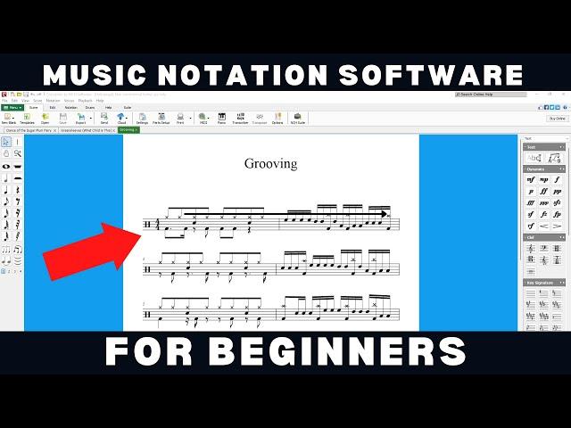 Music Notation Software for Beginners - Crescendo