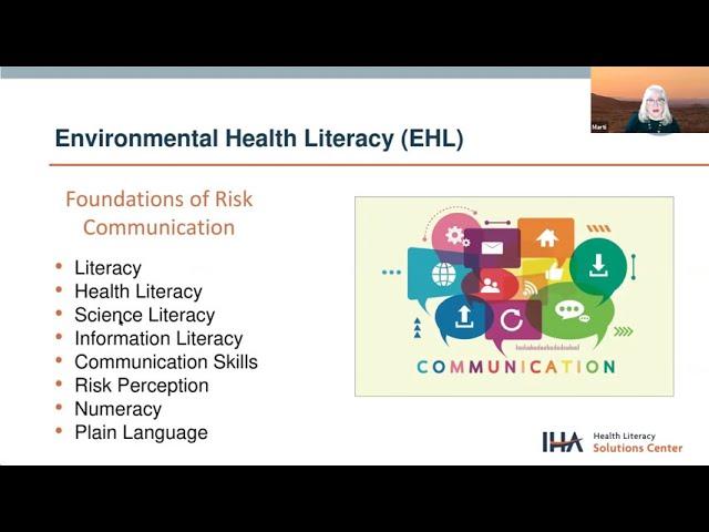 Health Literacy - Component of Risk Communication