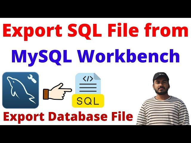 How to Export SQL file From MySQL Workbench Database to SQL file |Export Database in MySQL Workbench