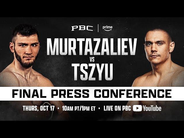 Murtazaliev vs. Tszyu FINAL PRESS CONFERENCE | #MurtazalievTszyu