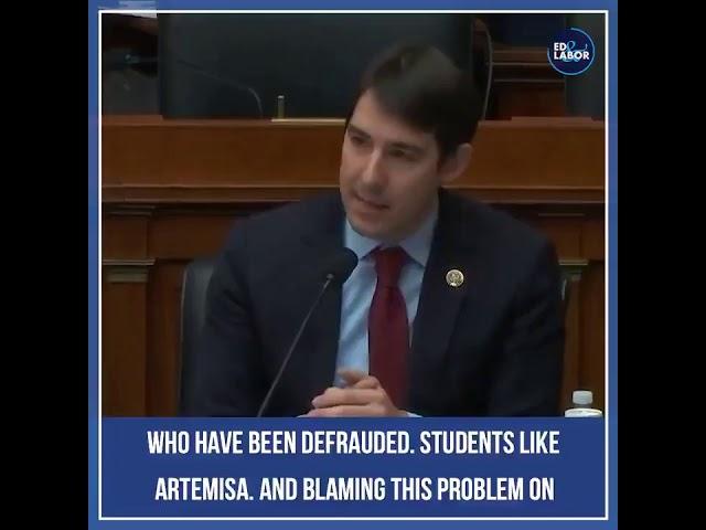 Rep. Josh Harder questions Secretary Betsy DeVos