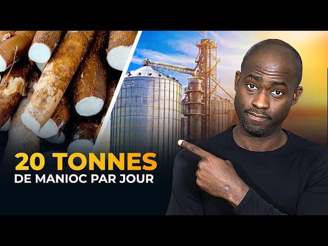 Bertin Tchoffo : Notre usine transforme 20 tonnes de manioc par jour