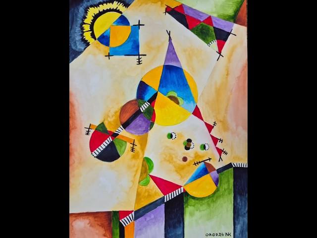 "Гармония и Равновесие" ‍️#art #artist #nataliyakozhina #painting #drawing #арт #2024 #ok