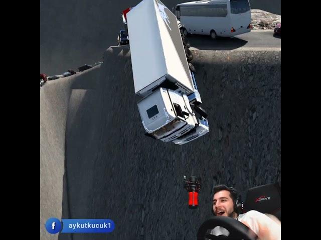 ÖLÜM YOLUNDA GÖRÜNMEZ KAZA !! | TÜRK ŞOFÖRÜ BU KEZ BAŞARAMADI  | ETS 2 MOD