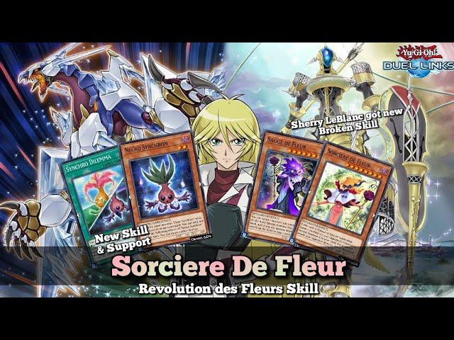 Sherry LeBlanc got New Skill! New Fleur Deck with Revolution des Fleurs Skill [Yu-Gi-Oh! Duel Links]