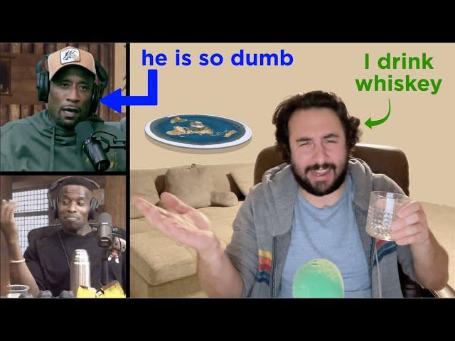 Reacting to Rapping Flat Earther While Drinking