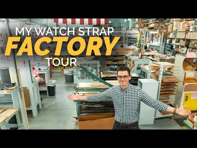 Touring Our Watch Strap Factory - How Watch Straps Are Made