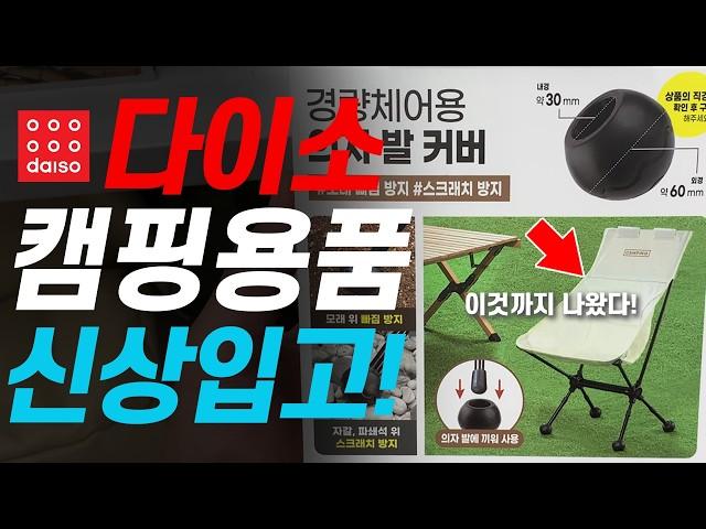 다이소 캠핑용품 신상 대량입고! 품절대란 추천템 캠핑 장비 모음