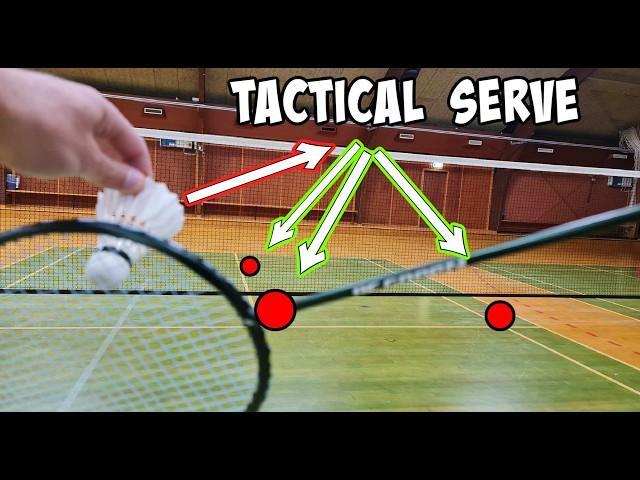 8 TACTICAL DOUBLES SERVE in BADMINTON