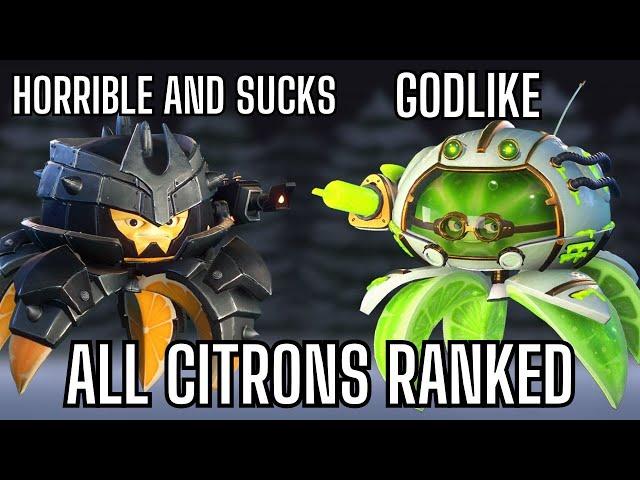 Ranking all CITRONS in PVZ GW2!