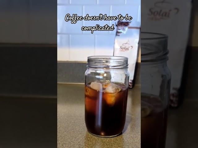 Sometimes simple is best.French press + ice =effortless way to enjoy our bold, farm-direct Kenya AA.