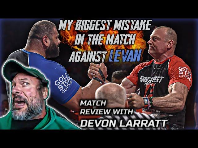 DEVON LARRATT about his match against LEVAN