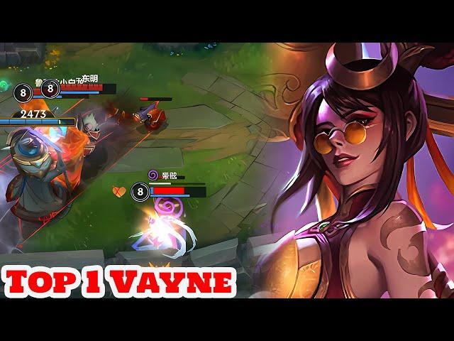 Wild Rift Vayne - Top 1 Vayne Gameplay Rank  challnger