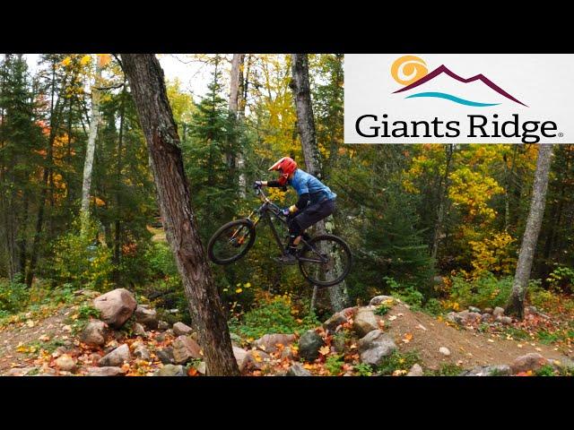 Nothing Beats Fall Bike Park Riding! Giants Ridge with Rob on Bikes - Biwabik, MN